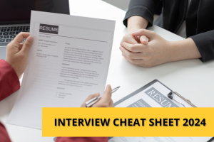 Interview Cheat Sheet 2024